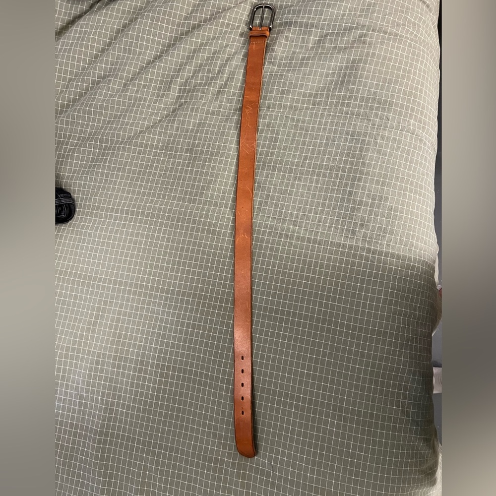 J. Crew Men's Size 30 Tan/ Brown Leather Belt